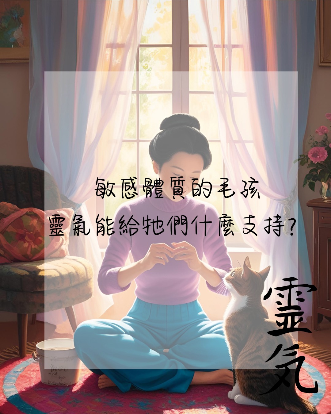 敏感體質的毛孩：靈氣能給牠們什麼支持？